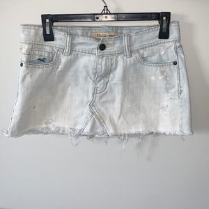 Hollister Jean Frayed Skirt